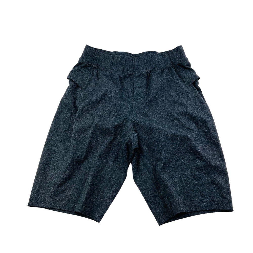 Lululemon Heathered Charcoal Athletic Stretch Shorts w/ Drawstring Mens Size L